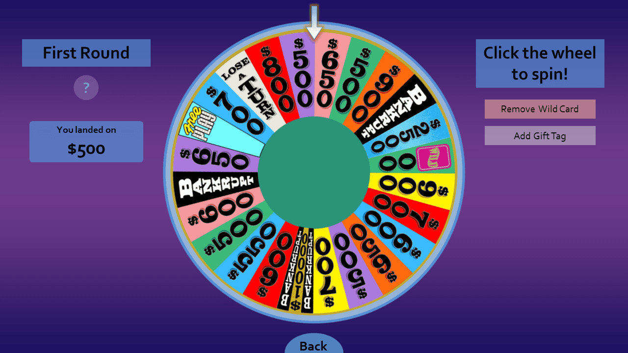 Wheel Of Fortune Powerpoint Game Show Templates