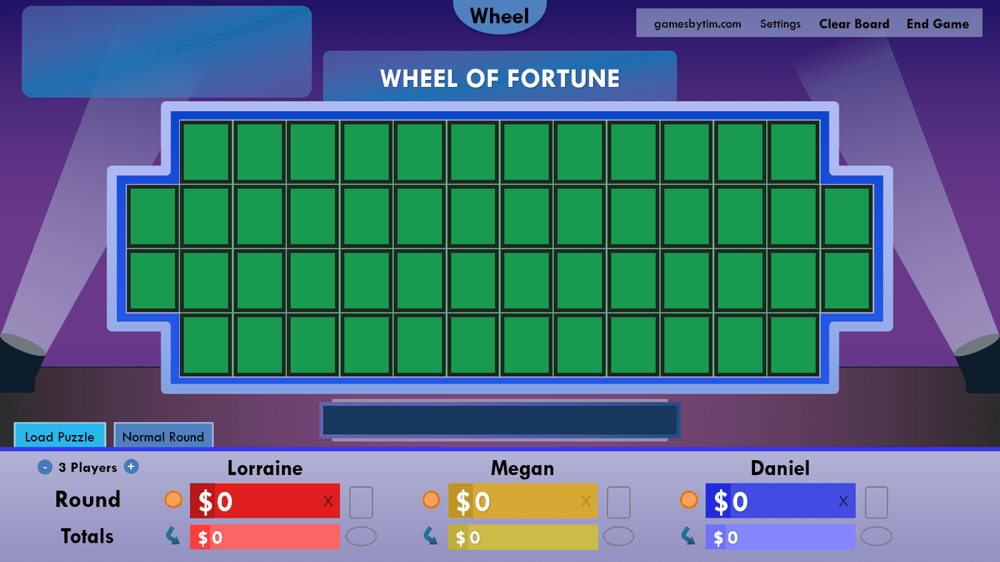 Wheel of Fortune for PowerPoint v6.3 - All spruced up - Games by Tim